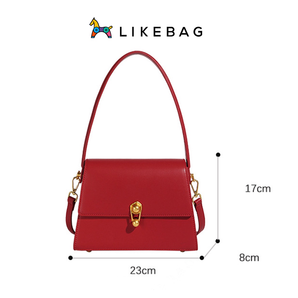 Túi xách nữ đeo chéo chính hãng LIKEBAG kiểu dáng công sở sang trọng 212XK6887 - LIBAGI