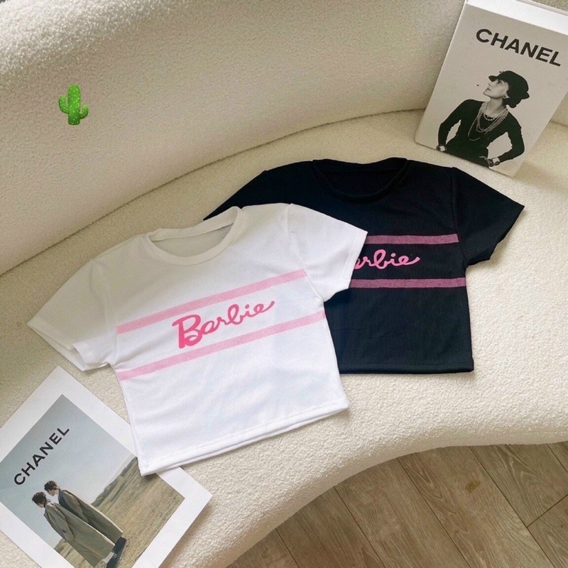 Áo kiểu thun croptop tay ngắn cổ tròn BEIBIE QT Nữ alohashop91