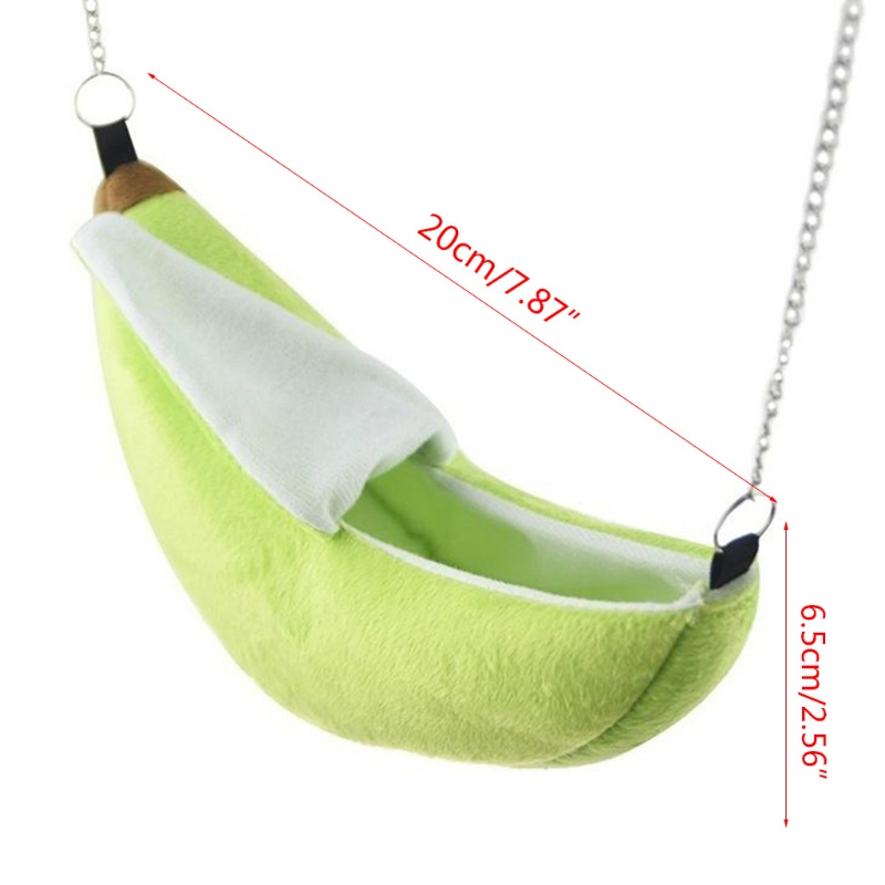 Võng treo hình quả chuối dành cho sóc/ thú cưng nhỏ