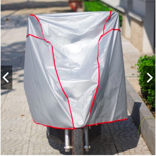 Bạt Trùm Che Hết Xe Máy Vải PE Phủ PU Cao Cấp Nhất Chất Lượng Cao, Chống Rách