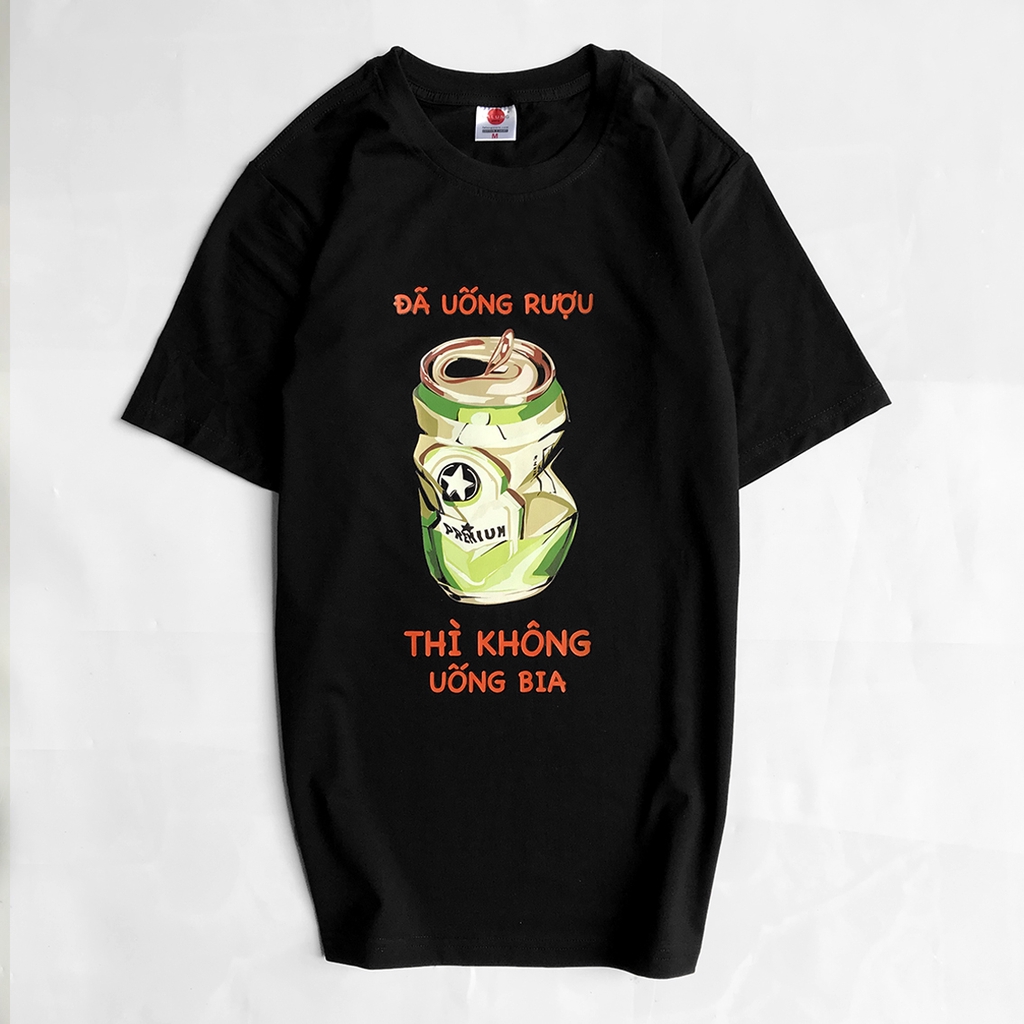 Áo Phông Cotton Unisex Hoạ Tiết Hài Hước