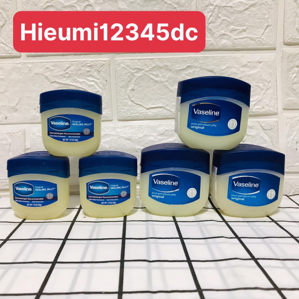 Sáp dưỡng ẩm Vaseline Pure Petrolium Jelly (50ml -100ml)