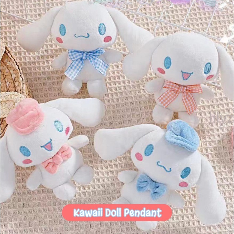 SANRIO Móc Khóa Hình Cinnamoroll Nhồi Bông Dễ Thương