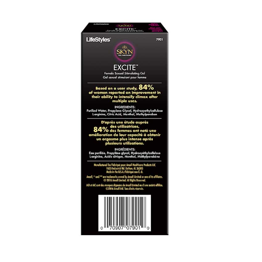 Gel bôi trơn tăng khoái cảm cho phụ nữ LifeStyles Excite 15ml