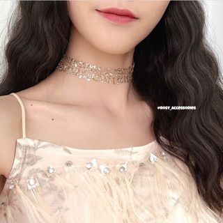 ROSY - GLITTER CHOKER (ẢNH THẬT Ở CUỐI!!!!)