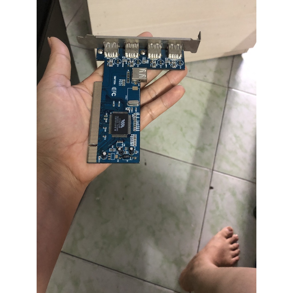 Card PCI to USB 2.0, tăng thêm cổng USB cho máy tính để bàn