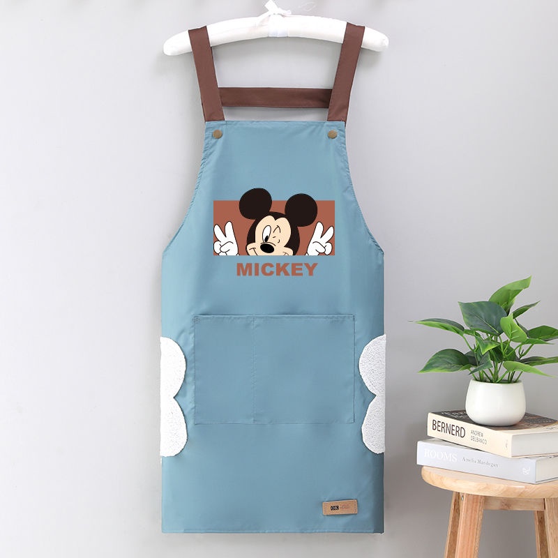 Tạp Dề Chống Thấm Nước Và Dầu Họa Tiết Hoạt Hình Dễ Thương