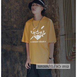 Áo Thun Tay Lỡ [ MONKEY NINJA Phản Quang ] Nam Nữ