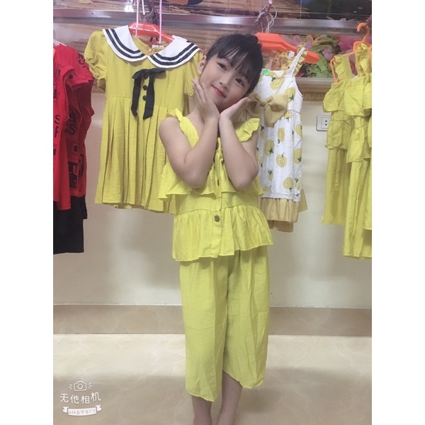 bộ đũi hai dây cho bé gái