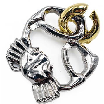 Đồ chơi trí tuệ_Thử thách trí não_Cua và Cá - Hanayama Puzzle_Hack não_Rèn luyện Tư duy Logic_Giải mã sắt Nhật Bản_IQ200