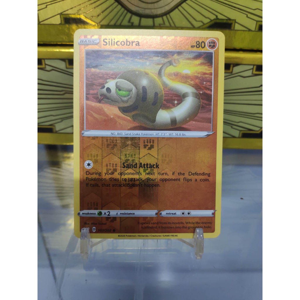 [ Dưa Hấu Yugioh ] Lá bài thẻ bài Pokemon Silicobra