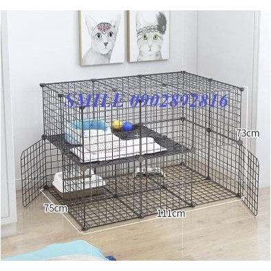 [TẶNG MÓC CHUỒNG] COMBO CHUỒNG, LỒNG LƯỚI LOẠI LỚN BIGSIZE THÉP CHO CHÓ MÈO THÚ CƯNG ĐA NĂNG