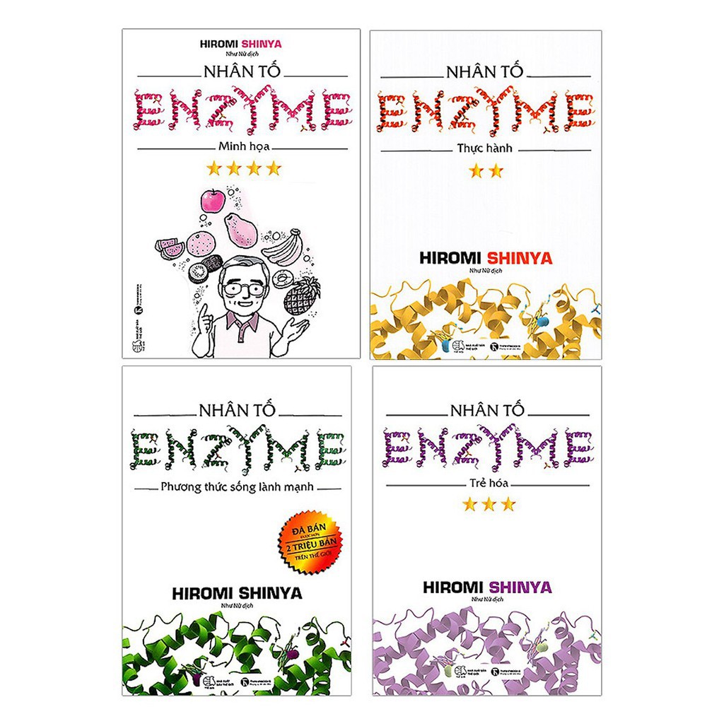 Sách Thái Hà Books - Nhân Tố Enzyme (Bộ 4 quyển, lẻ tùy chọn)