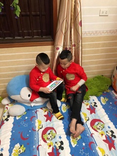 Áo dài cách tân cho bé trai - hàng 1