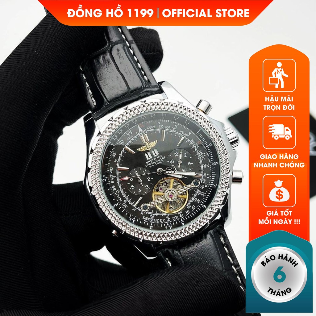 [QUÀ TẶNG] Đồng hồ cơ - Đồng Hồ Nam Dây Da Mới Nhất 2021 Chống Nước Chống Xước Máy Chuẩn 948 - 1199 Watches