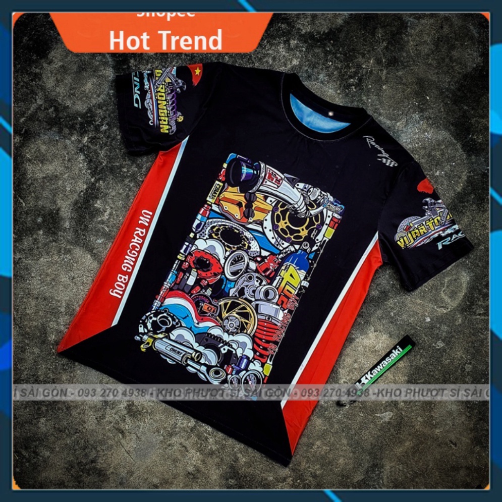 Mua Giống Ảnh - Áo Thun Xe Máy Nam Vn Racing Boy Chibi - Áo Thun T-Shirt  Racing 3D Đua Xe Cao Cấp Giá Rẻ Nhất | Tecki.Vn