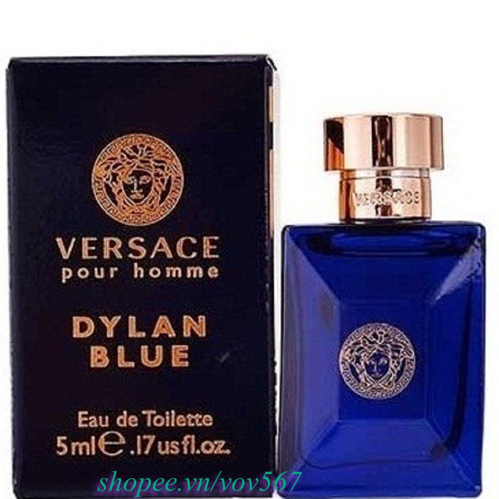 Nước Hoa Nam 5ml Versace Dylan Blue Pour Homme Chính Hãng, vov567 Cung Cấp.