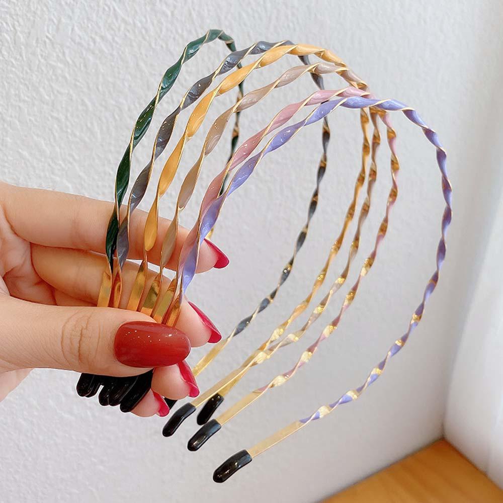 JARRED 1 Cài Tóc Kim Loại Uốn Xoăn Gợn Sóng Thanh Lịch Cho Nữ