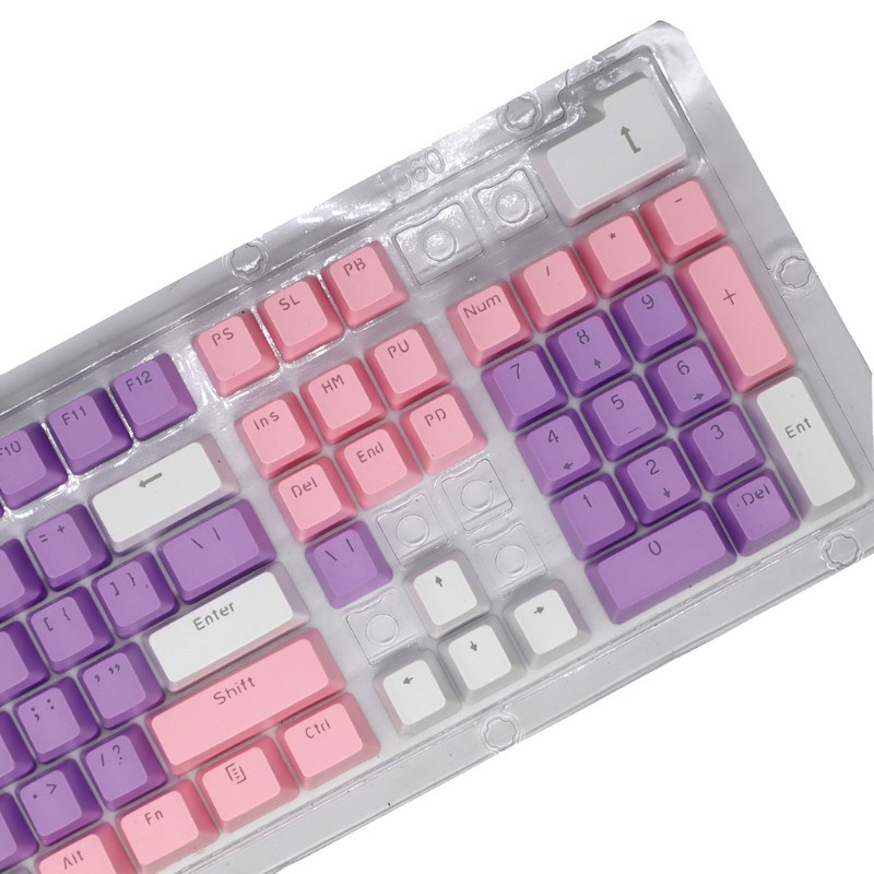104 Keycap thay thế Pbt phối 3 màu cho bàn phím cơ