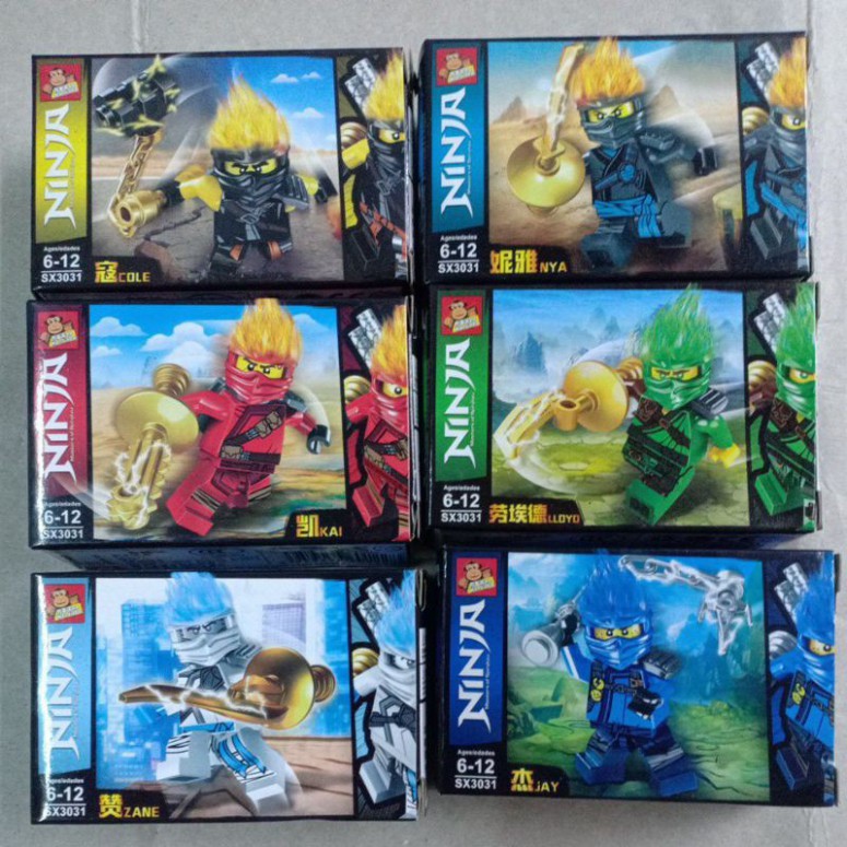 1 Hộp Lego NinJia lắp Ghép Màu Sắc Cho Bé Phát triển sáng tạo S020
