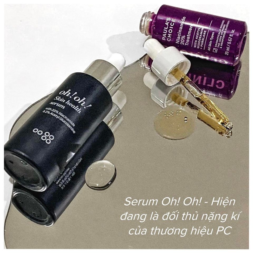 TINH CHẤT OH!OH! SKIN HEALTHY SERUM 20% NIACINAMIDE & 2% ACETYL GLUCOSAMINE 10ml