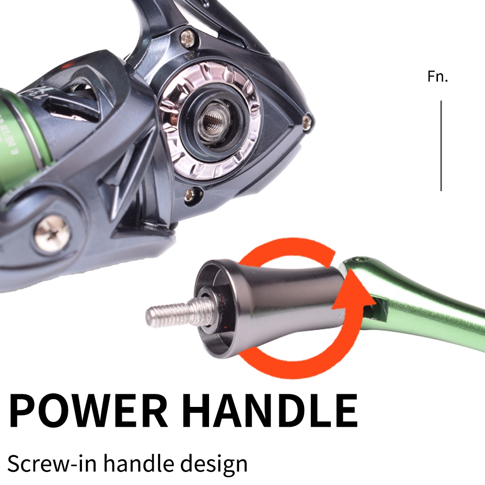 Máy câu cá MAVLLOS kim loại 6.2: 1 có tay quay mới 2023