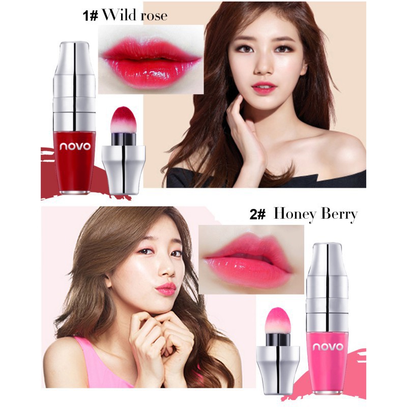 [Hàng mới về] Son NOVO dưỡng ẩm dạng lỏng có đầu đệm tiện dụng | BigBuy360 - bigbuy360.vn