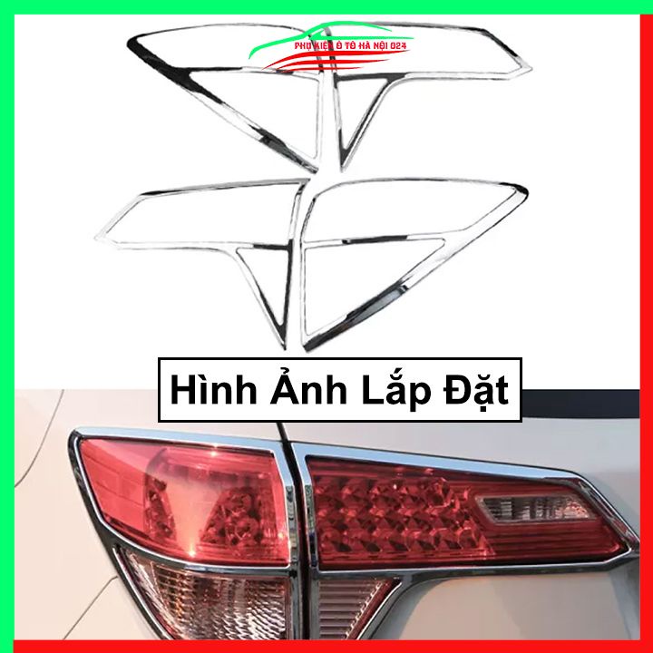 Ốp viền đèn pha hậu mạ crom Honda H-RV chống trầy trang trí bảo vệ xe