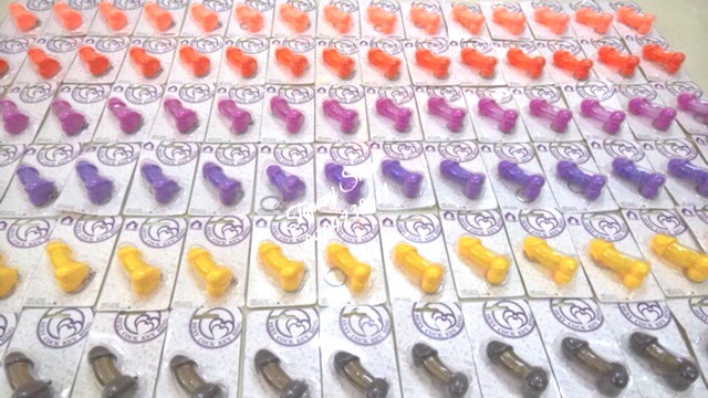 Combo 10 móc khoá ciu lò xo