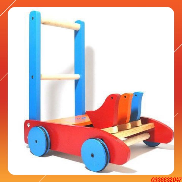 Xe gỗ tập đi cho bé