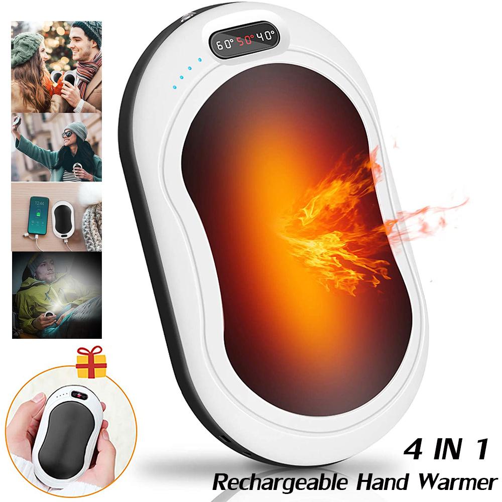 Lò Sưởi Ấm Tay 3 Trong 1 Có Đèn LED Sạc USB