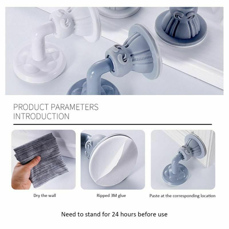 Set 2 Dụng Cụ Chặn Cửa Silicon Chống Va Đập Tiện Dụng