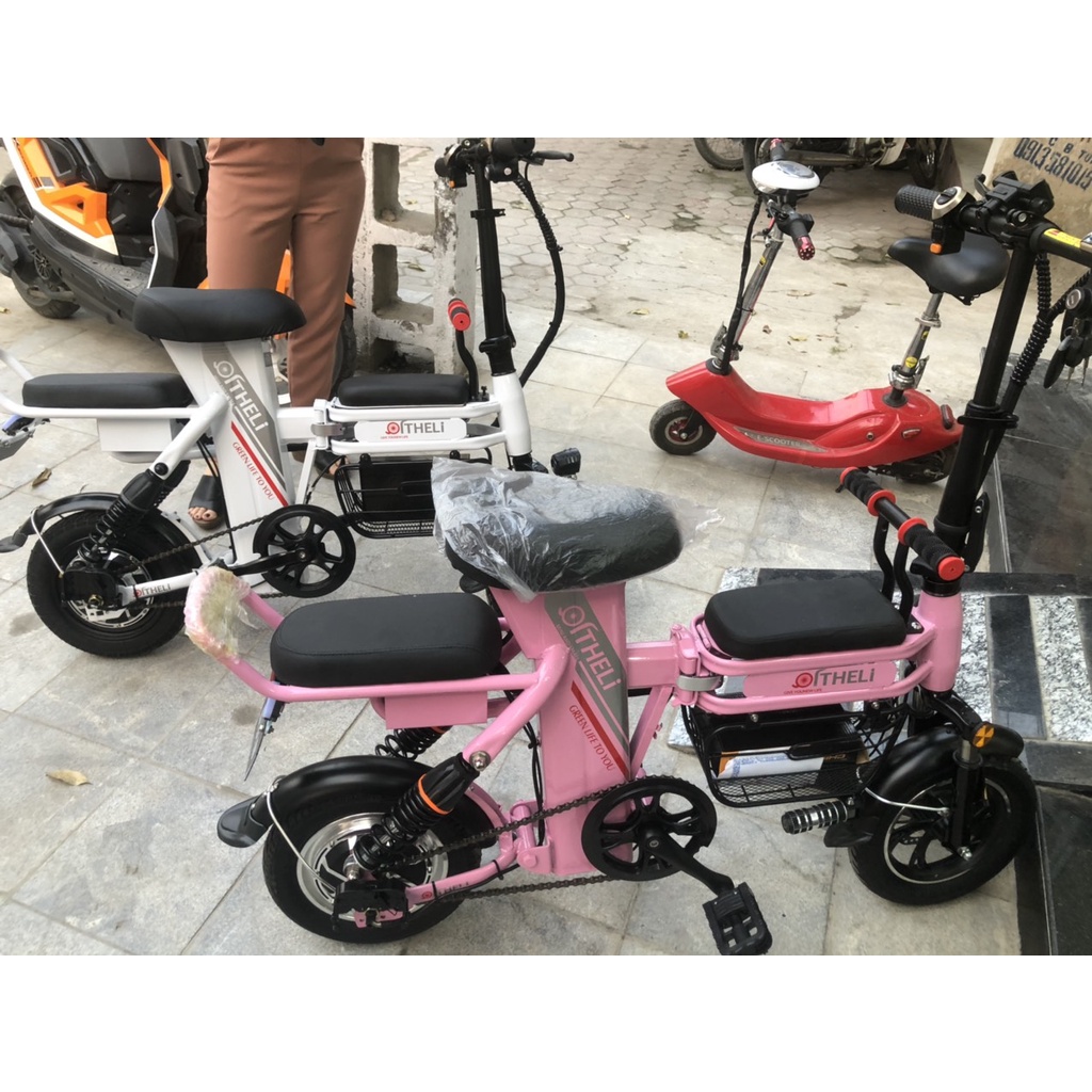 Xe đạp điện gấp gọn | Xe đạp điện đa năng Adman - Theli A2 | Pin 48v - 8A-20A | Quảng đường đi lên tới 100km