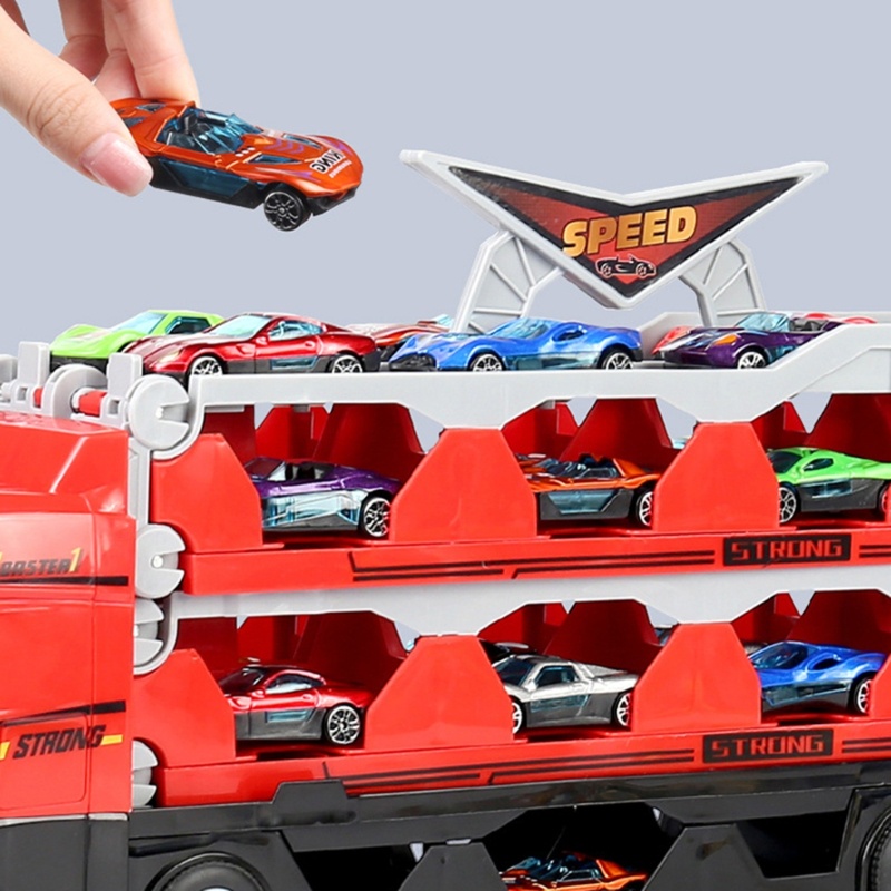 Xe Tải Đồ Chơi 8 Trong 1 Dành Cho Bé Trai 3 Tuổi