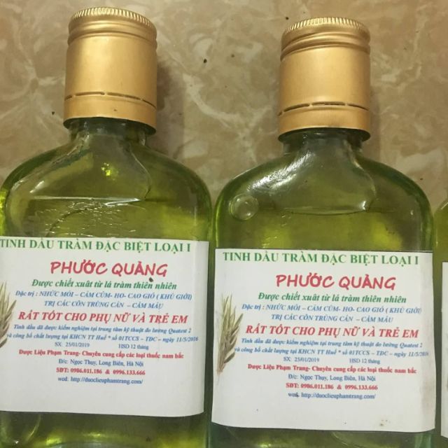 Tinh dầu tràm phước Quảng