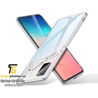 Ốp lưng silicon dẻo trong suốt SamSung Galaxy S10 Lite