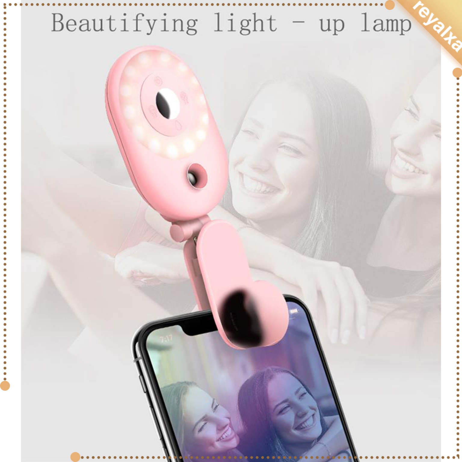 Đèn Led Tròn Gắn Điện Thoại Hỗ Trợ Chụp Ảnh Selfie Với 4 Kiểu Dáng Khác Nhau