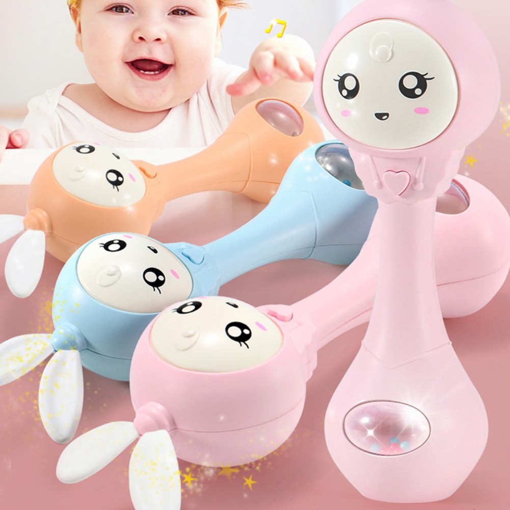 Lục Lạc Đồ Chơi Phát Ra Âm Thanh Và Ánh Sáng Thú Vị Dành Cho Các Bé