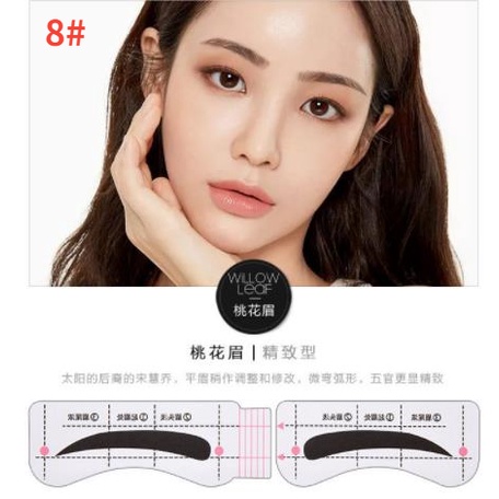 [Hàng mới về] Set 12 Thẻ Dán Xăm Lông Mày Chống Nước Lâu Trôi Cho Người Mới Bắt Đầu