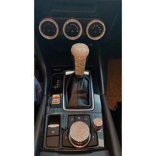 Ốp cần số đính đá cho dòng xe Mazda