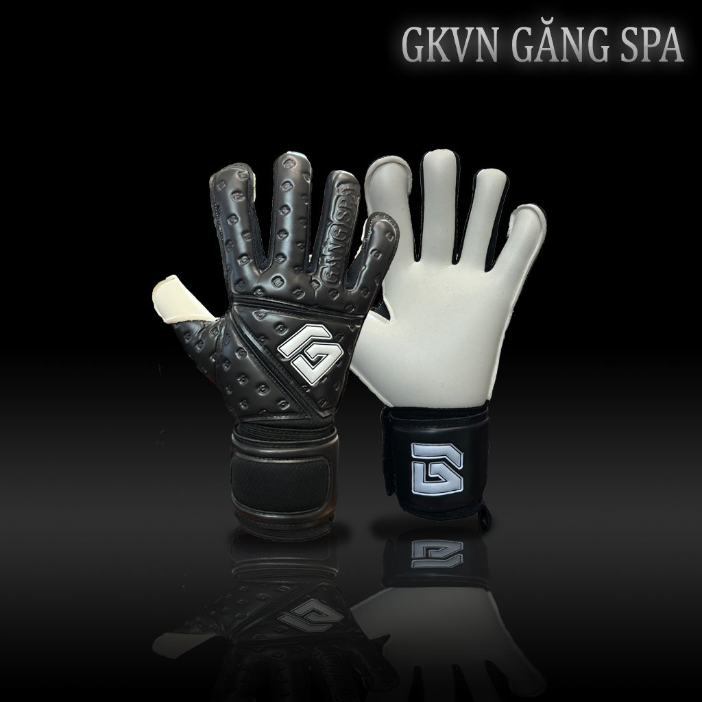Găng Tay Thủ Môn Găng Spa - Đen không xương linh hoạt