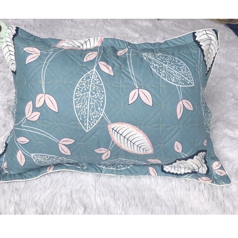 Vỏ gối đầu trần bông CƯỜNG HUYỀN chất cotton dày dặn kích thước 45x65cm số lượng 1 chiếc