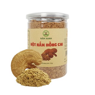 Bột Nấm Hồng Chi 55gr Bảo Vệ Sức Khỏe Toàn Diện - Nông Trại Nấm Xanh