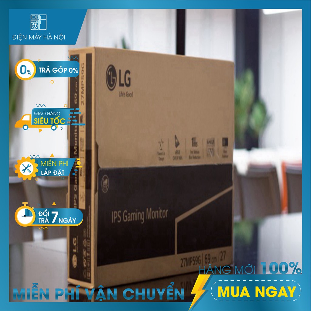 Màn hình LG 27MP59G-P 27" FullHD 1ms 75Hz FreeSync IPS