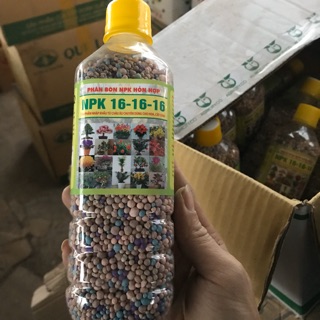 Phân tan chậm NPK tổng hợp 16-16-16 chuyên dùng cho hoa, cây cảnh!