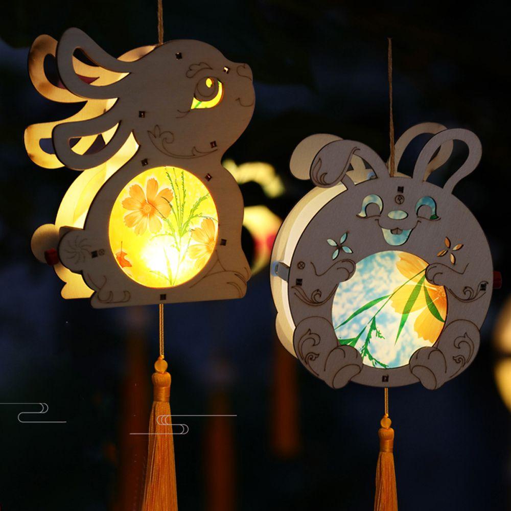 YIYU Lồng Đèn Thủ Công Họa Tiết Hoạt Hình Phong Cách Trung Hoa Cổ Điển