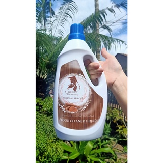 Nước lau sàn quế Quảng Ngãi chai 1 lít, Sạch bong, xua đuổi côn trùng