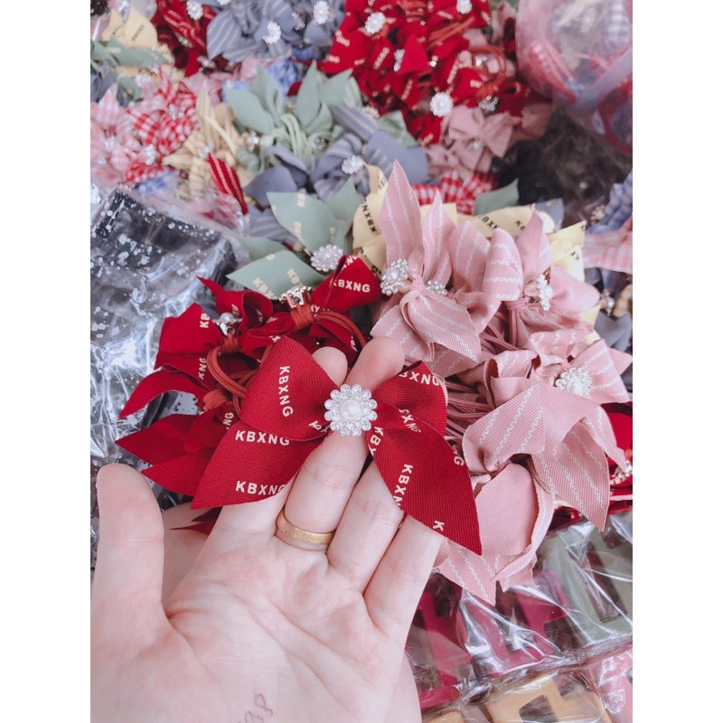 [Sỉ 65k] Combo 100 chiếc dây buộc tóc dày dặn Cute