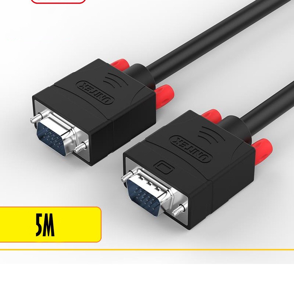 Cáp VGA 5m Unitek Y-C505A _ Cáp VGA hàng chính hãng Unitek