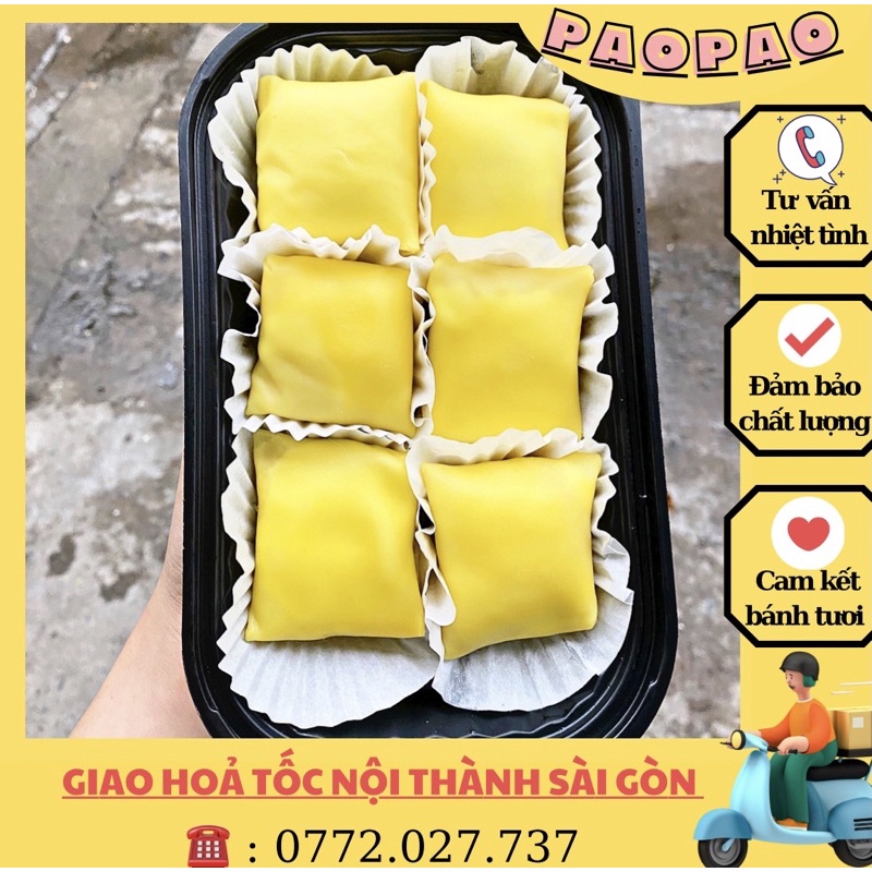 Bánh CREPE Sầu Riêng 6c Bao Nhiều Sầu Riêng Bao Ngon - Crep Sầu Riêng Lá Dứa-Khoai Môn-Xoài-Set bánh Mix‼️💥